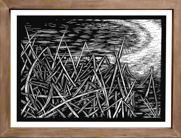 products, prints. B&W prints/Reeds in Late Summer