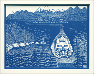 products/prints/prints colour/The Ferry #2